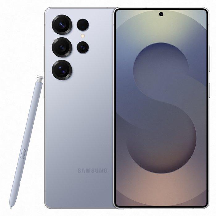 هاتف سامسونج جالاكسي S25 ألترا 5G، شاشة 6.9 إنش، ذاكرة 12GB، سعة 256GB – أبيض تيتانيوم فضي