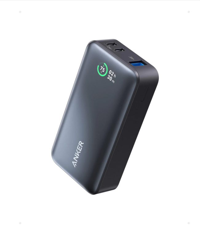 باور بانك أنكر 533 (PowerCore 30W) – سعة 10000 مللي أمبير - متوفر بثلاث ألوان -أسود