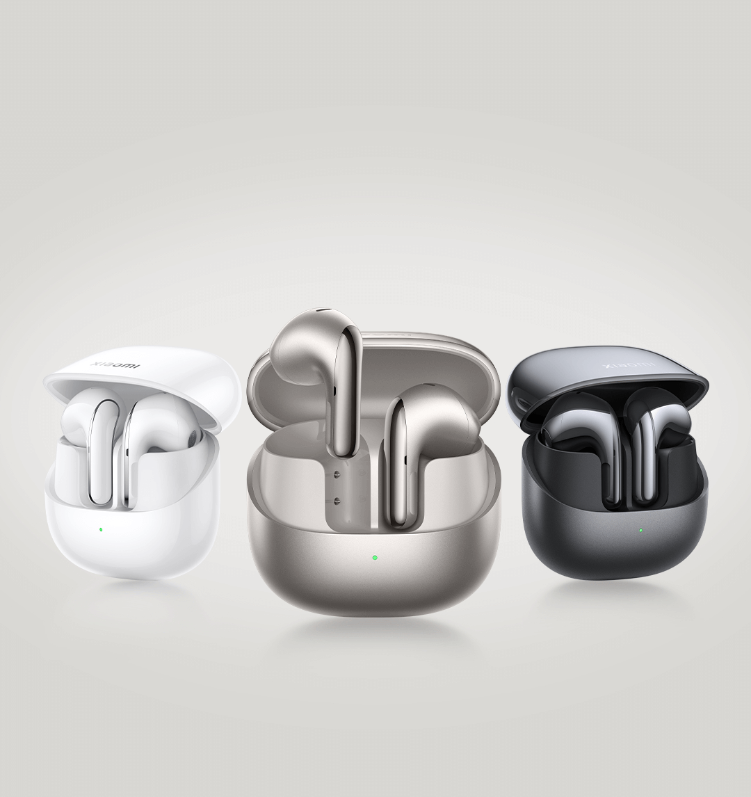 Xiaomi Buds 5-Ceramic أبيض & Graphite أسود