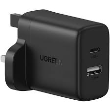 UGREEN 20W 2-منفذ سريع شاحن UK