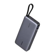 شاحن متنقل UGREEN 25000mAh 140W مع مدمج كابل أسود