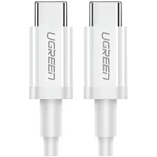 UGREEN USB C 2.0 C ذكر إلى ذكر ABS Cover 1.5m (أبيض) 60W